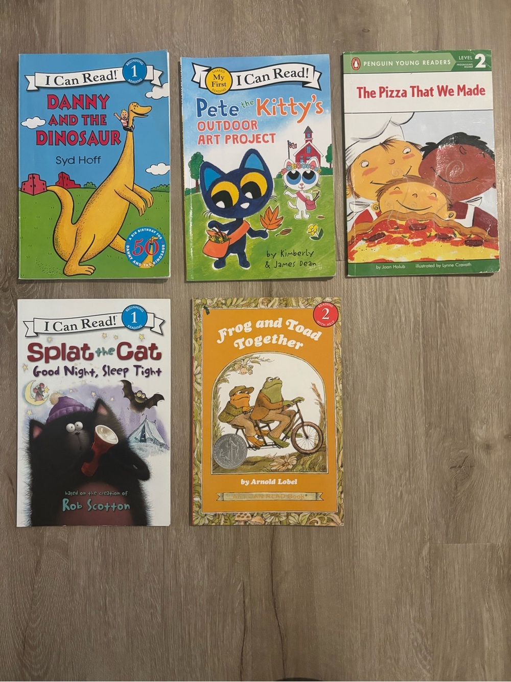 Bundle of 5 I can read books level 1 and level 2